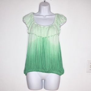 Free People Cora Lee Off-The-Shoulder Ombré Top